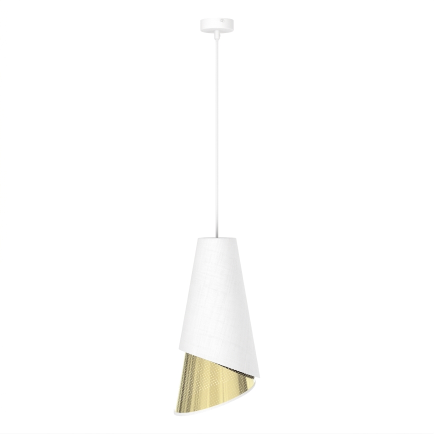Pendelleuchte an Kabel MODA 1xE27/15W/230V weiß/gold