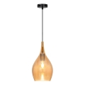 Pendelleuchte an Kabel NEXT 1xE27/40W/230V orange/schwarz