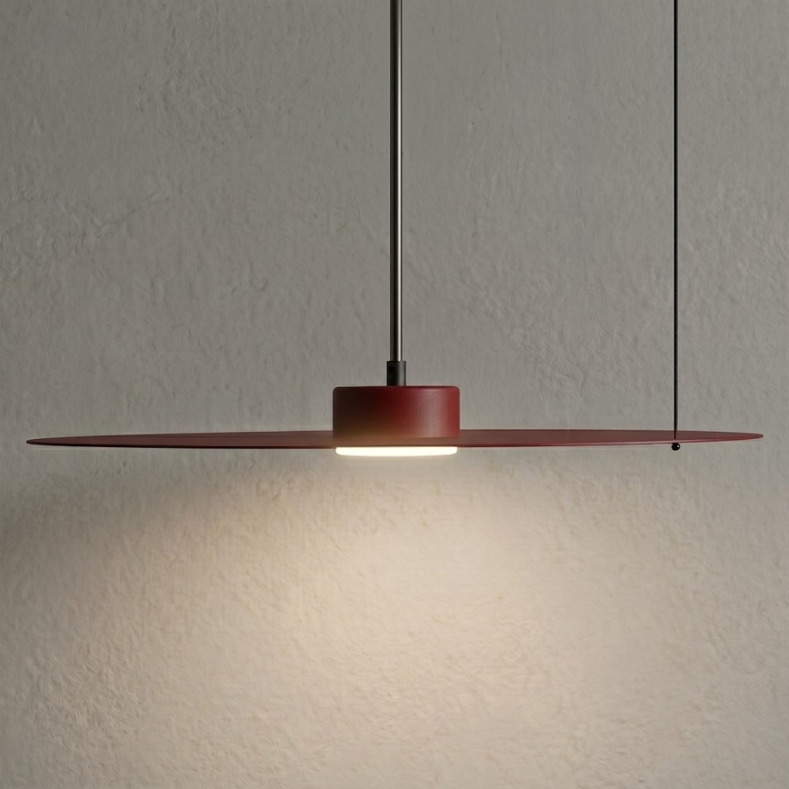 Pendelleuchte an Kabel PIATTO 1x GX53/15W/230V Ø 45 cm weinrot