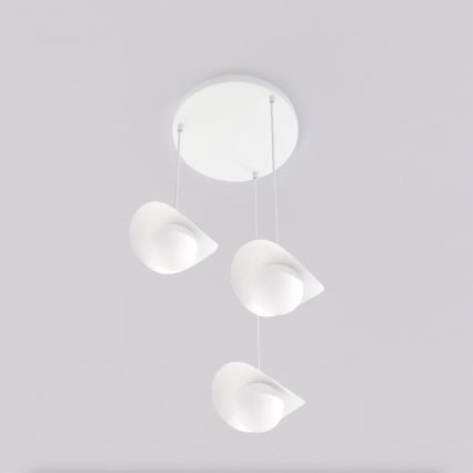 Pendelleuchte an Kabel RITUAL 3xG9/8W/230V weiß