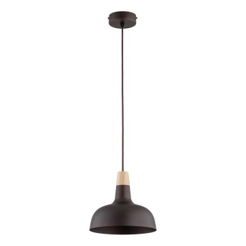 Pendelleuchte an Kabel RODOS 1xE27/15W/230V schwarz