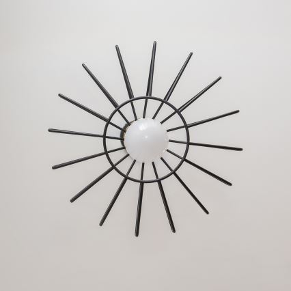 Pendelleuchte an Kabel SOLANO 1xE27/15W/230V schwarz/gold