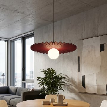 Pendelleuchte an Kabel UMBRA 1xG9/8W/230V rot