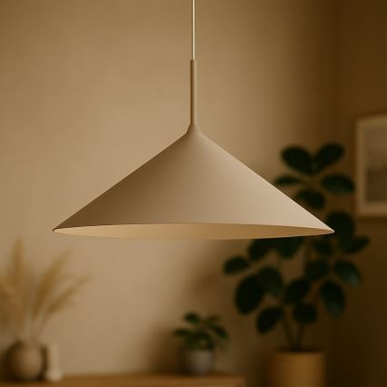 Pendelleuchte an Seil CAPITAL 1xGX53/15W/230V Ø 60 cm beige