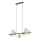 Pendelleuchte an Seil LAVA 7xG9/8W/230V Bronze/rauchbeige