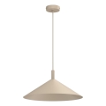 Pendelleuchte ANEGA mit Stahlseilaufhängung, 1xGX53/15W/230V, Ø 40 cm, beige