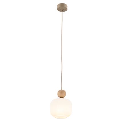 Pendelleuchte BALLO an Kabel, 1x E14/10W/230V, beige