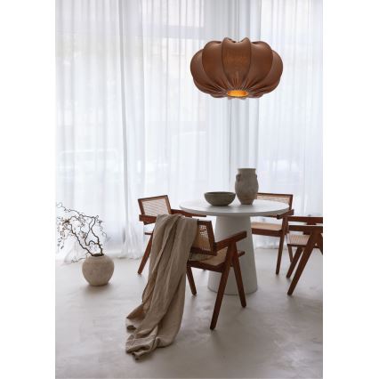 Pendelleuchte CAFEE mit Kabel 1xE27/40W/230V Ø 52 cm, braun