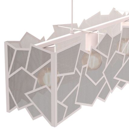 Pendelleuchte CAMO, 4xE27/15W/230V, Beige