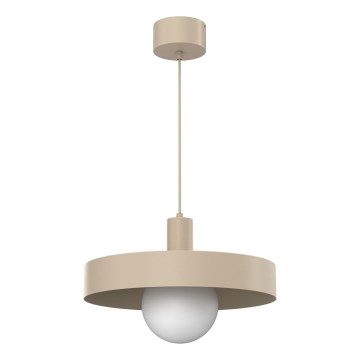 Pendelleuchte CANAN 1xE27/15W/230V, Ø 40 cm, beige