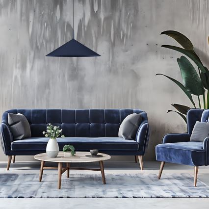 Pendelleuchte CAPITAL, 1xGX53/15W/230V, Ø 60 cm, blau