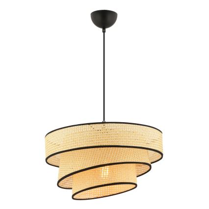 Pendelleuchte COUPER 1xE27/60W/230V beige/schwarz