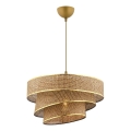 Pendelleuchte COUPER 1xE27/60W/230V braun/gold