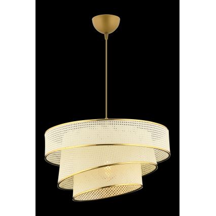 Pendelleuchte COUPER 1xE27/60W/230V Weiß/Gold