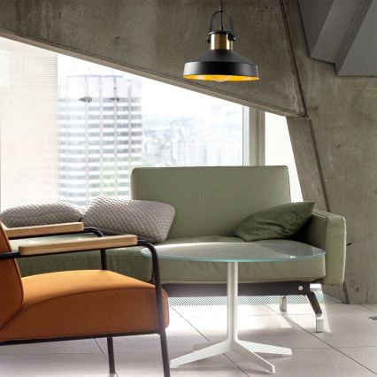 Pendelleuchte DODO mit Kabel 1xE27/40W/230V schwarz/bronze