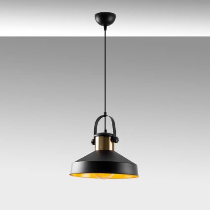 Pendelleuchte DODO mit Kabel 1xE27/40W/230V schwarz/bronze