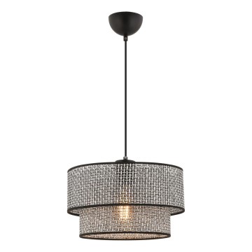 Pendelleuchte ECHO 1xE27/60W/230V grau/schwarz