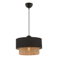 Pendelleuchte ECHO 1xE27/60W/230V schwarz/braun