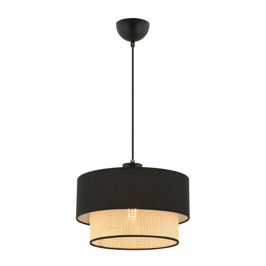 Pendelleuchte ECHO mit Kabel 1xE27/60W/230V schwarz/beige