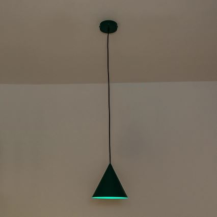 Pendelleuchte ETNA II 1xE27/15W/230V Ø 18,5 cm grün