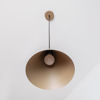 Pendelleuchte ETNA II mit Kabel, 1xE27/15W/230V, Ø 25 cm, beige