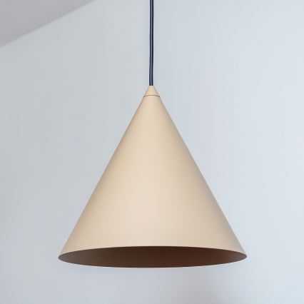 Pendelleuchte ETNA II mit Kabel, 1xE27/15W/230V, Ø 25 cm, beige