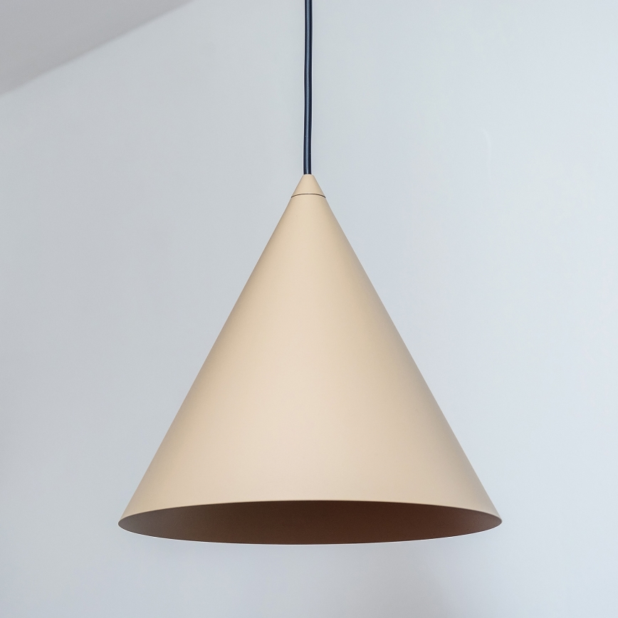 Pendelleuchte ETNA II mit Kabel, 1xE27/15W/230V, Ø 25 cm, beige