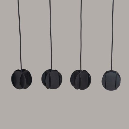 Pendelleuchte GAMBIT 4xGU10/10W/230V schwarz