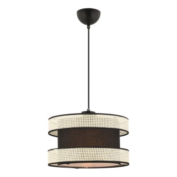 Pendelleuchte HALO, 1xE27/60W/230V, schwarz/cremefarben