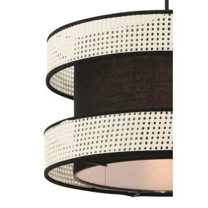 Pendelleuchte HALO, 1xE27/60W/230V, schwarz/cremefarben