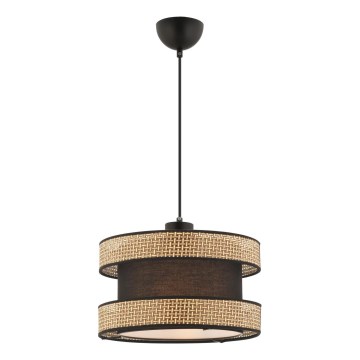 Pendelleuchte HALO, Kabelaufhängung, 1×E27, 60 W, 230 V, Braun/Beige