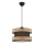 Pendelleuchte HALO, Kabelaufhängung, 1×E27, 60 W, 230 V, Braun/Beige
