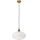 Pendelleuchte HECTOR an Kabel 1xE27/15W/230V weiß/messing Ø 30 cm