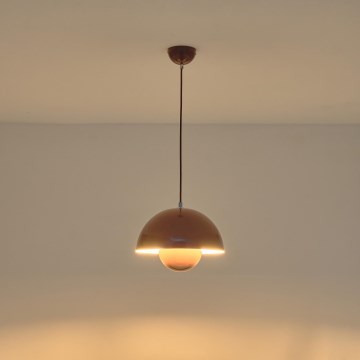 Pendelleuchte JARDEN mit Kabel 1xE27/15W/230V braun