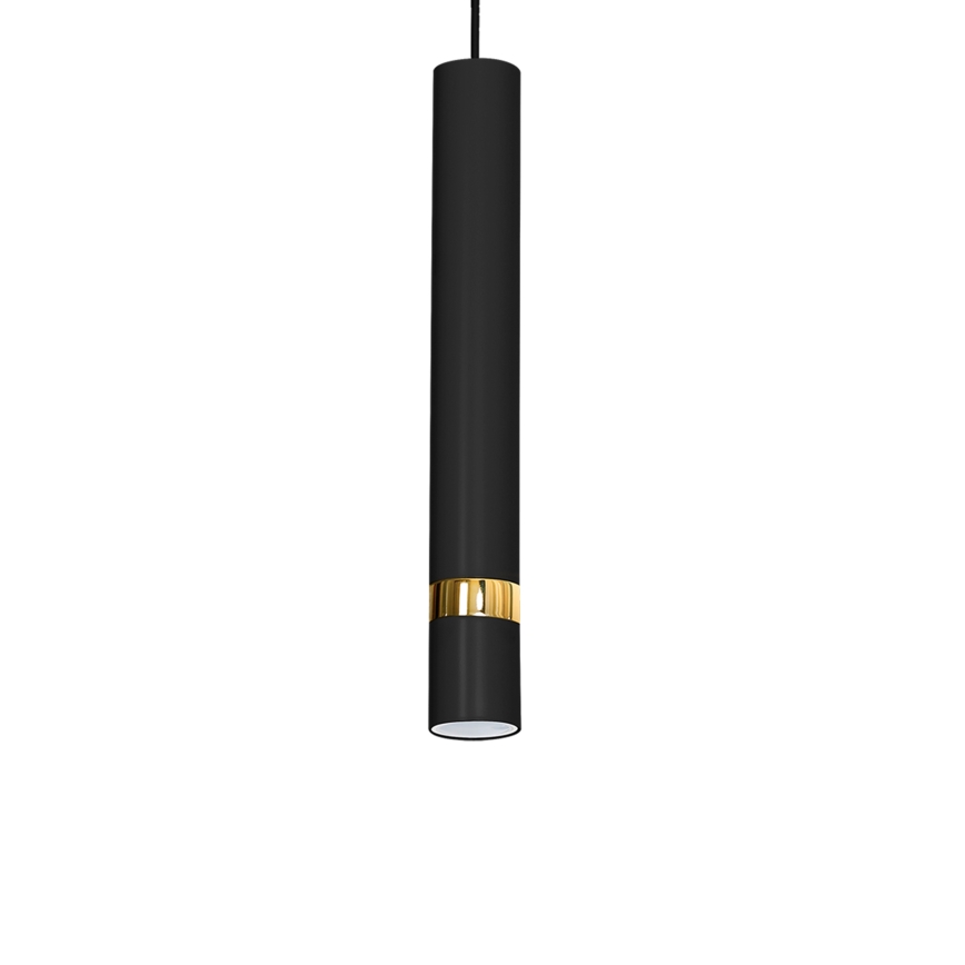 Pendelleuchte JOKER an Kabel 1xGU10/25W/230V, schwarz/gold