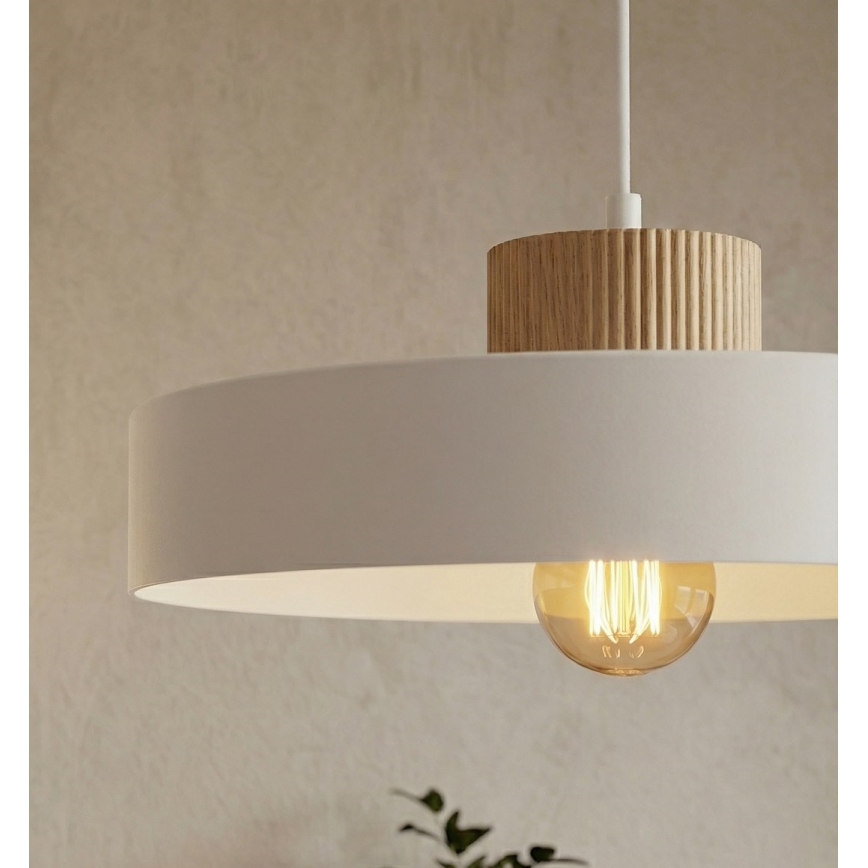 Pendelleuchte KIVI mit Kabel 1xE27/15W/230V weiß