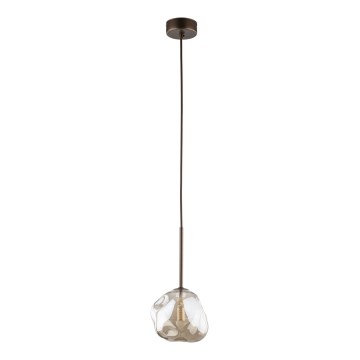 Pendelleuchte LAVA mit Kabelaufhängung 1xG9/8W/230V Bronze/Rauchbeige