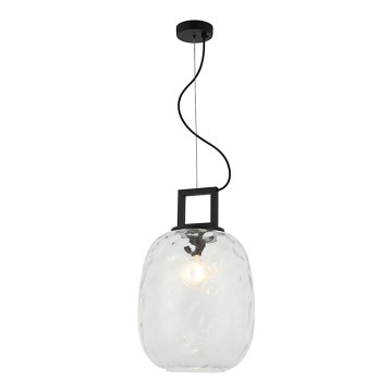 Pendelleuchte LUCY an Kabel, 1xE27/40W/230V, schwarz