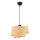 Pendelleuchte mit Kabel BARETTE 1xE27/60W/230V braun/gold