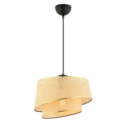 Pendelleuchte mit Kabel BARETTE 1xE27/60W/230V braun/gold