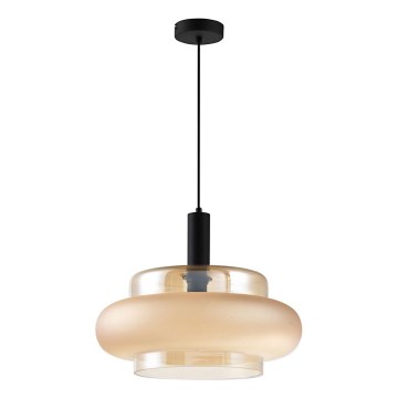 Pendelleuchte mit Kabel BRIZI 1xE27/40W/230V beige/rauchfarben
