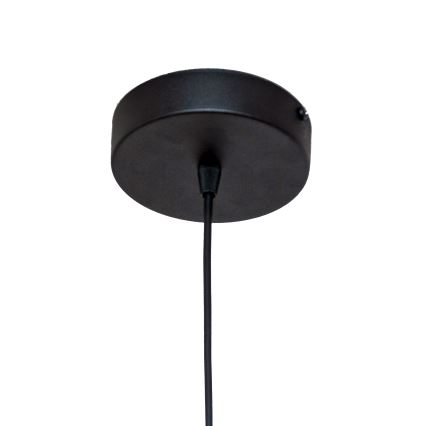 Pendelleuchte mit Kabel ECLIPSE 1xE27/15W/230V schwarz/weiß