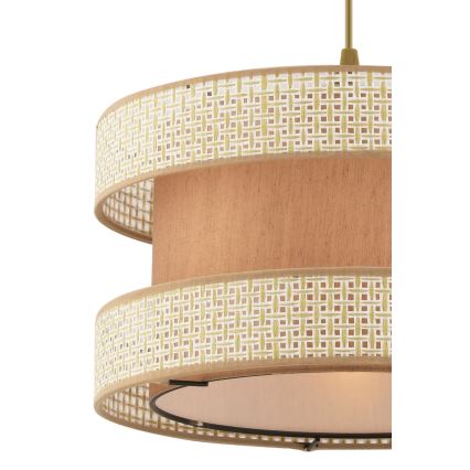 Pendelleuchte mit Kabel HALO 1xE27/60W/230V beige/creme