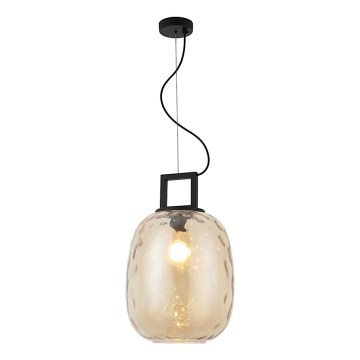 Pendelleuchte mit Kabel LUCY 1xE27/40W/230V rauchbeige