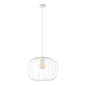Pendelleuchte mit Kabel OVELLA 1xE27/15W/230V Ø 46 cm cremefarben