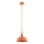 Pendelleuchte mit Kabel RODOS 1xE27/15W/230V orange