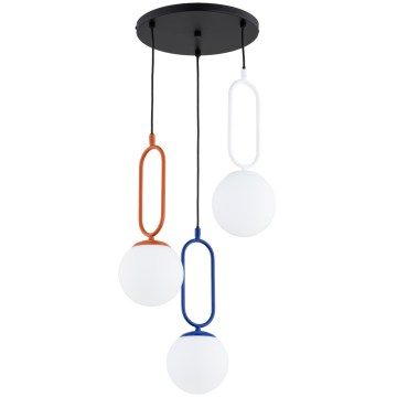 Pendelleuchte mit Kabel VAVIL 3xE27/15W/230V mehrfarbig