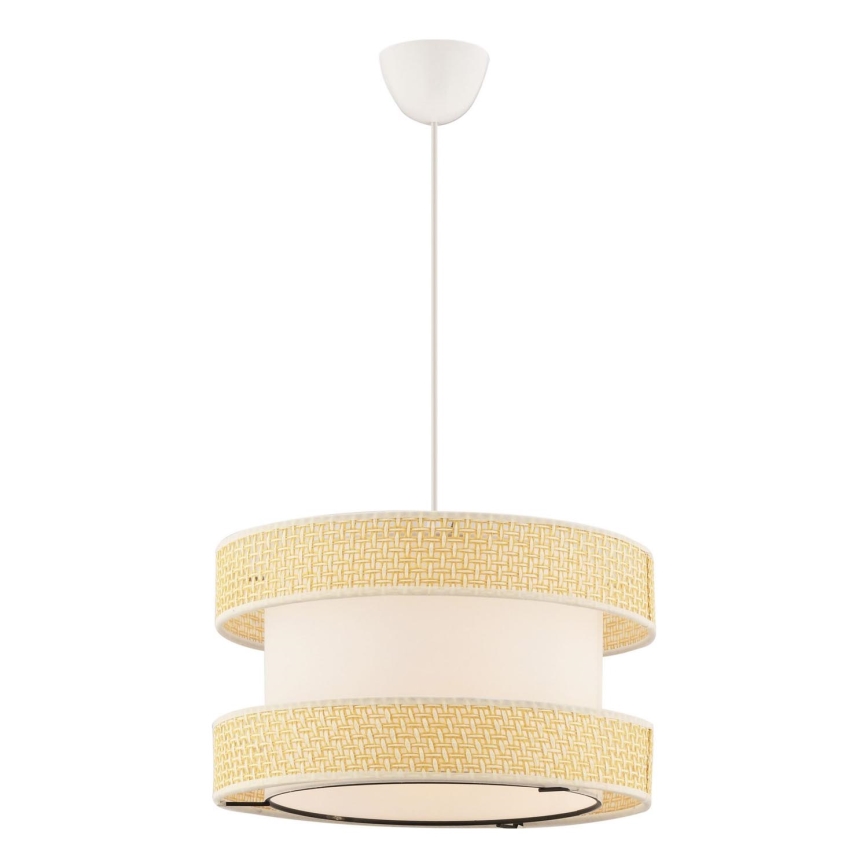 Pendelleuchte mit Kabelaufhängung HALO 1xE27/60W/230V Creme/Beige