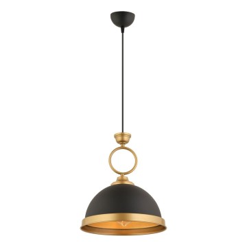 Pendelleuchte MONZA an Kabel, 1xE27/40W/230V, Durchmesser 30 cm, schwarz/bronze