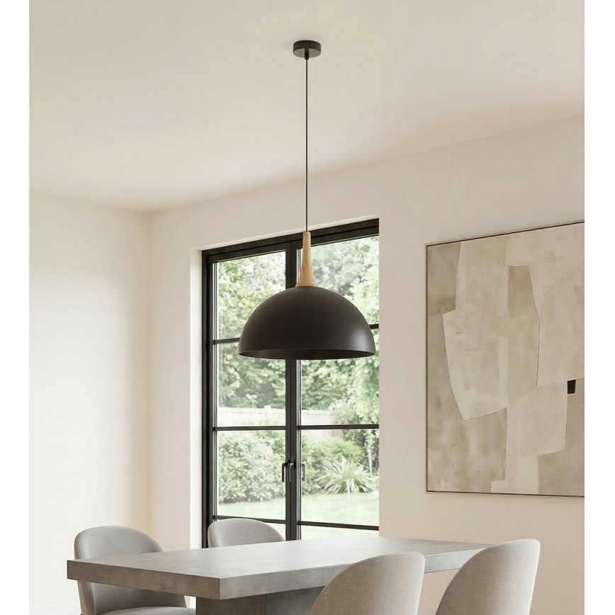 Pendelleuchte NAUTICA an Kabel, 1xGX53/12W/230V, schwarz